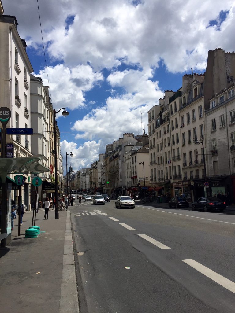 Even finding out much needed laundry mat on arrival in Paris was picturesque.